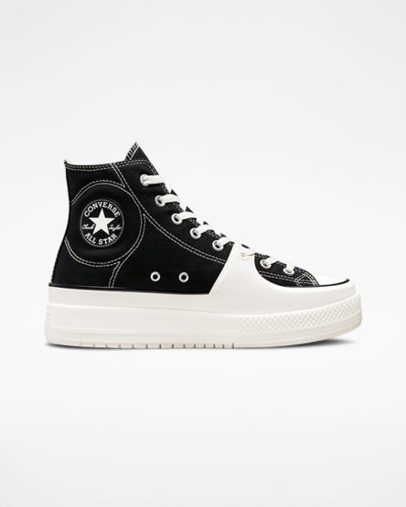 Men's Converse Chuck Taylor All Star Construct High Top Shoes Black / White | AU 34E65A